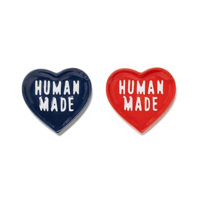 日本代购HUMAN MADE HEART CERAMICS TRAY 心形陶瓷托盘  盘子