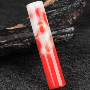 天然玉石章料鸡血石印章石料书画印章姓名章闲章书画藏书章篆刻石