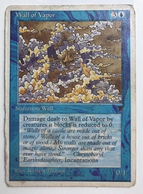 万智牌 蒸汽墙 传承 蓝 蓝色 英文 实拍 上海文波MTG