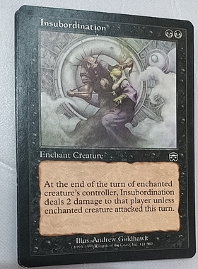 万智牌 以下犯上 玛凯迪亚 普牌 铁 黑 英文实拍 上海文波 卡 MTG