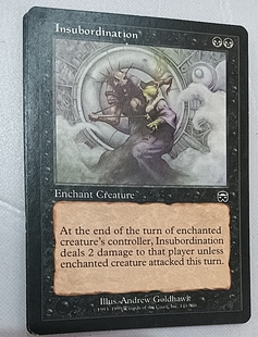 万智牌 以下犯上 玛凯迪亚 普牌 铁 黑 英文实拍 上海文波 卡 MTG