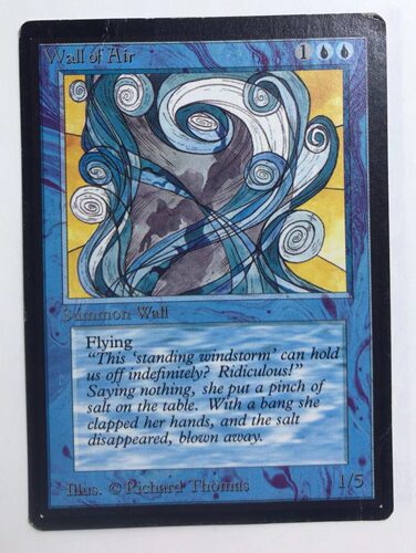 万智牌 气墙 alpha 第一版 黑边 蓝 上海文波MTG