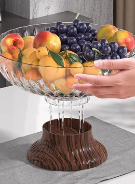 中古风果盘客厅茶几家用新款零食摆放盘水果盘轻奢高档坚果糖果盘