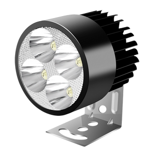 电动车灯前大灯改装外置超亮自行车三轮电瓶车大灯强光LED射灯12V