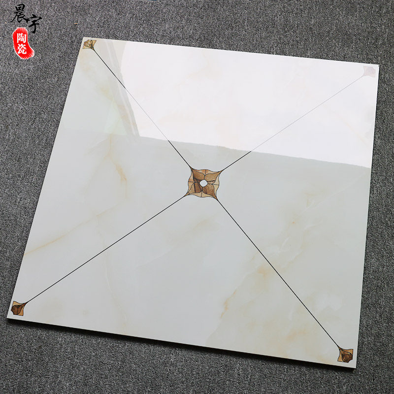 拼花砖菱形砖800x800客厅防滑地砖地板砖金刚石造型砖玄关瓷砖