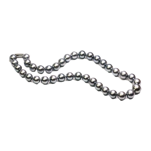 大溪地珍珠项链天然海水黑珍珠孔雀绿混彩三兄弟多款高品质黑珍珠