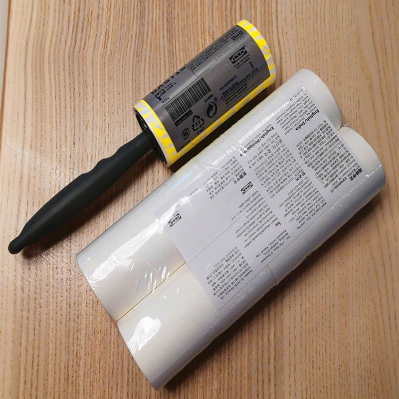 宜家粘毛卷纸粘毛神器滚筒式可撕式粘衣服贝思迪替换除尘器除毛器