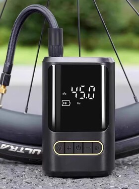 车队同款充气泵自行车迷你电动打气泵便携式高压打气筒CYCLAMI