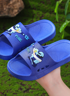 2025新货一体儿童拖鞋男孩夏季室内居家用洗澡防滑软底拖鞋大童男