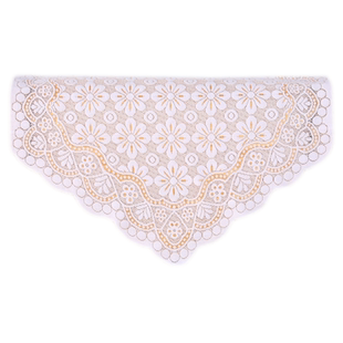 沙发巾靠背巾盖布蕾丝布艺后背巾扶手防尘靠垫巾沙发罩沙发垫白色