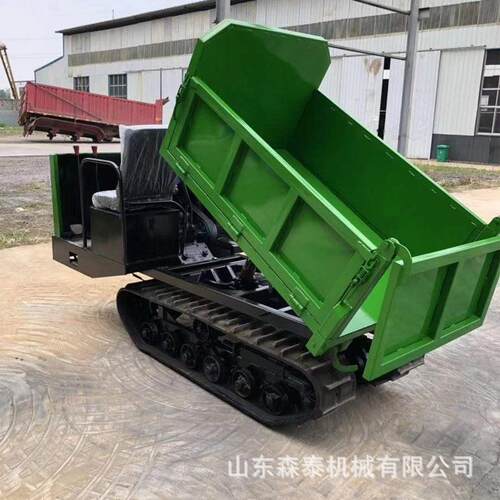 手扶式履带运输车1.5吨自卸履带运输车小型多功能履带车