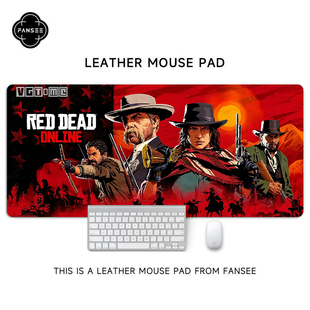 荒野大嫖客鼠标垫超大电竞游戏动漫定制宿舍电脑桌工位办公桌防滑