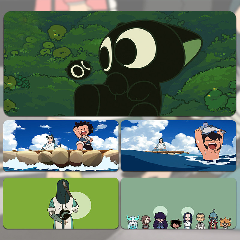 罗小黑战记鼠标垫超大卡通