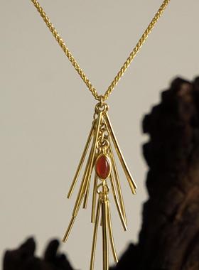 多野镀金女个性时尚毛衣链