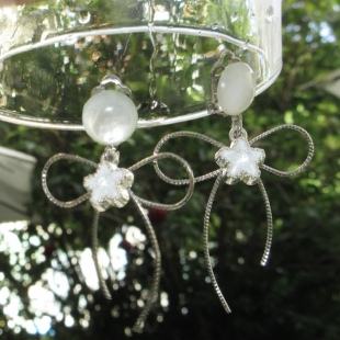 星愿秘语 黄打屁原创设计星闪甜仙梦幻浪漫质感百搭925银耳钉耳夹