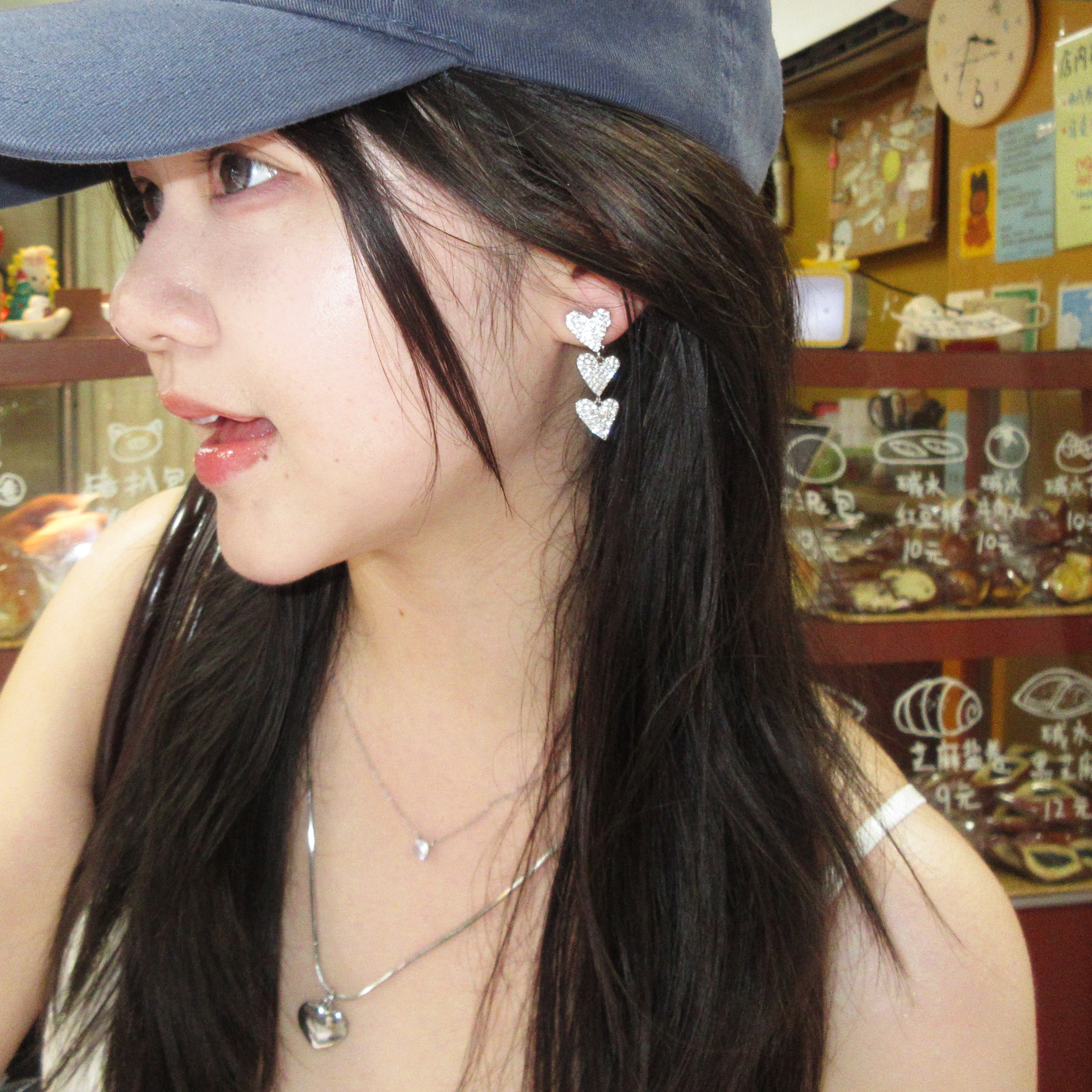 理想约会 黄打屁爱心七夕小众韩甜美可爱闪仙925银耳钉蚊香盘耳夹,饰品/流行首饰/时尚饰品新,耳环,淘宝优惠券,粉丝福利购,淘宝优惠卷