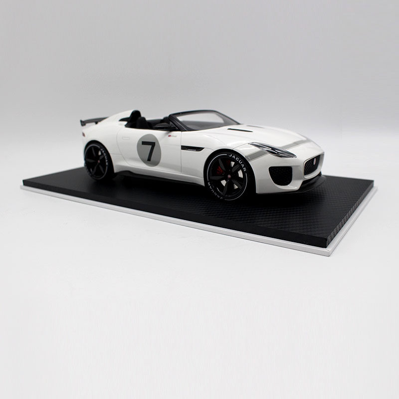 1:18原厂捷豹jagiar f-type project7 敞篷跑车模型 树脂精品车模
