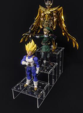 模型亚克力展示台阶支架100长 超像可动SHF JoJo figma圣斗士
