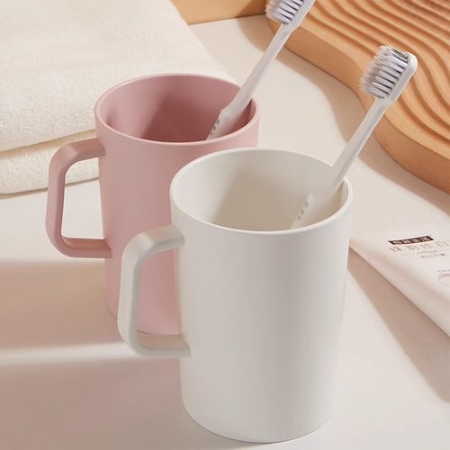 纯色简约漱口杯收纳INS风