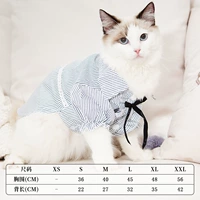 Полосатая рубашка-голубые [два фута]