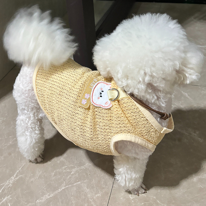 透气狗狗衣服夏季薄款防掉毛比熊