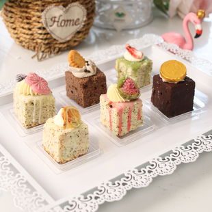 甜品碟酱油碟一次性碟子迷你味碟蘸料调料碟塑料蛋糕碟茶歇甜品台