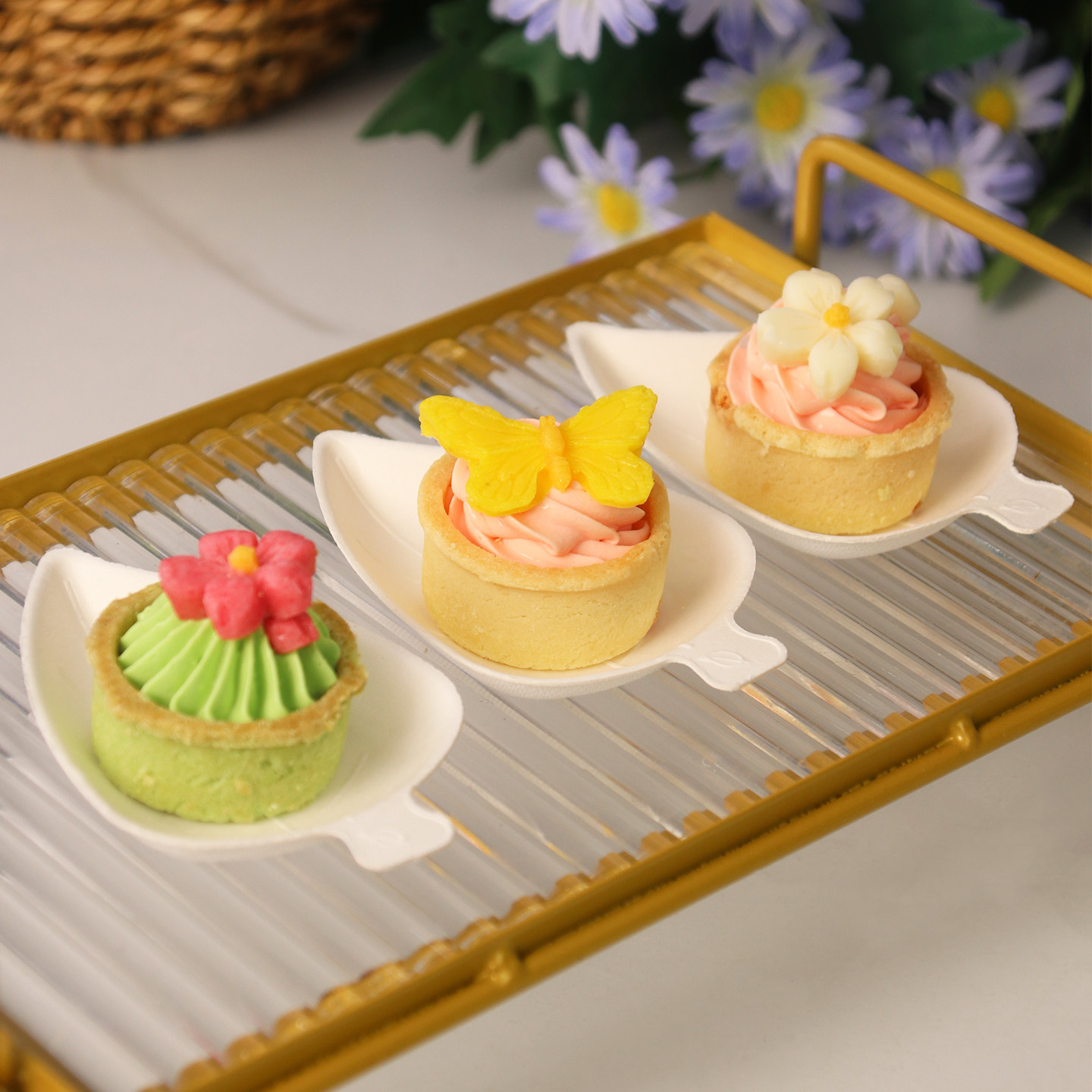 全降解甘蔗纸浆一次性西餐蘸料碟