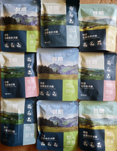 鲜朗烘焙狗粮试用装鸭肉梨500g