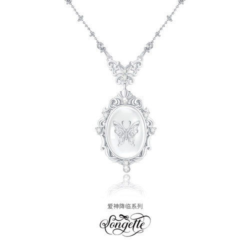 Songette「美神降临」白水晶项链