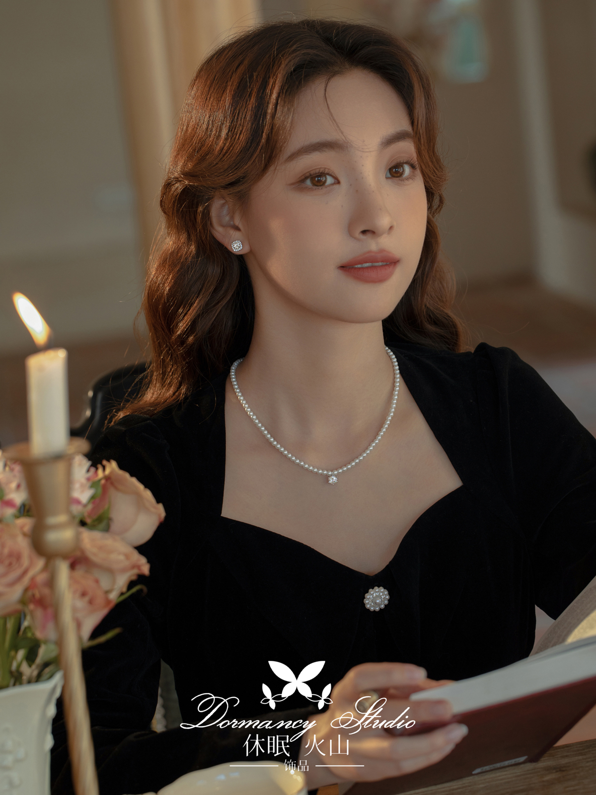 「私藏北极星」正圆强光珍珠项链