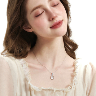 Songette「符号系列」凯尔特结·原创设计百搭白水晶天使结项链女