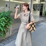 夏季新款现货工装风衣式连衣裙1532638P145K198，女装连衣裙，浙宝153