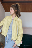 春季新款现货数据好机车风复古皮衣外套1532610P130K198，女装皮衣，浙宝153