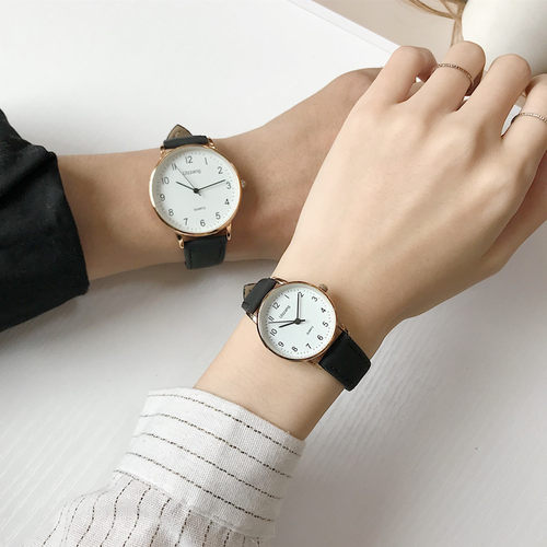 公务员考试用男女简约一对手表