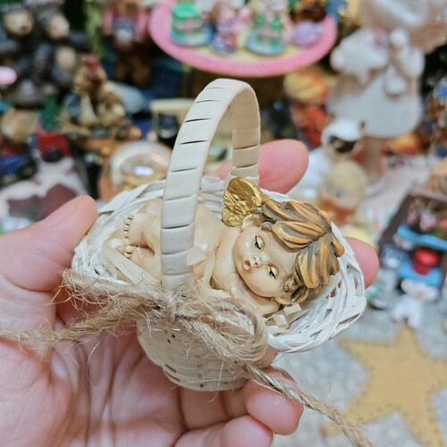 中古二手竹编篮加睡宝
