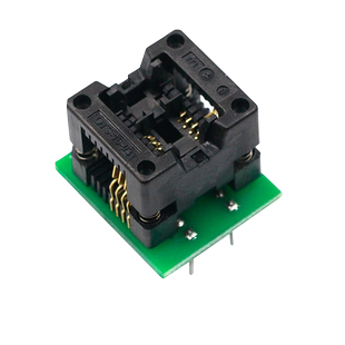 窄体 SOP8转DIP8 IC测试座 烧录座 转换座 弹跳座 贴片烧录座