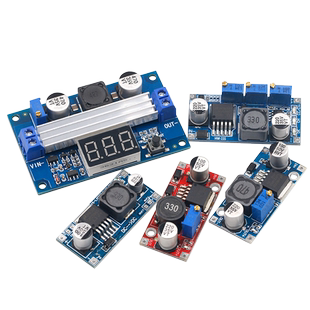 LM2596S DC-DC直流可调降压稳压电源模块板3A 5A 75W 24V转12/5V