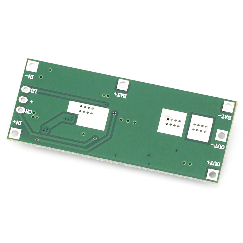 18650聚合物锂电池升压模块9V 12V边充边放UPS不间断保护充放一体