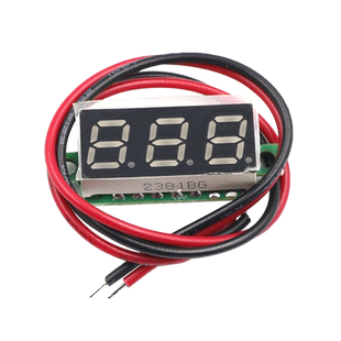 0.36寸0.28两2线三3线电压表数字直流表头可变精度元件电量显示器