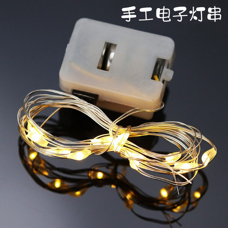 LED铜线发光小灯泡串灯手工diy满天星装饰礼品星星灯花束房间灯珠_虎窝淘