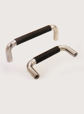 工业机箱柜拉手不锈钢带橡胶圆棒圆型拉手E-UWANSL-D10-L160-H27