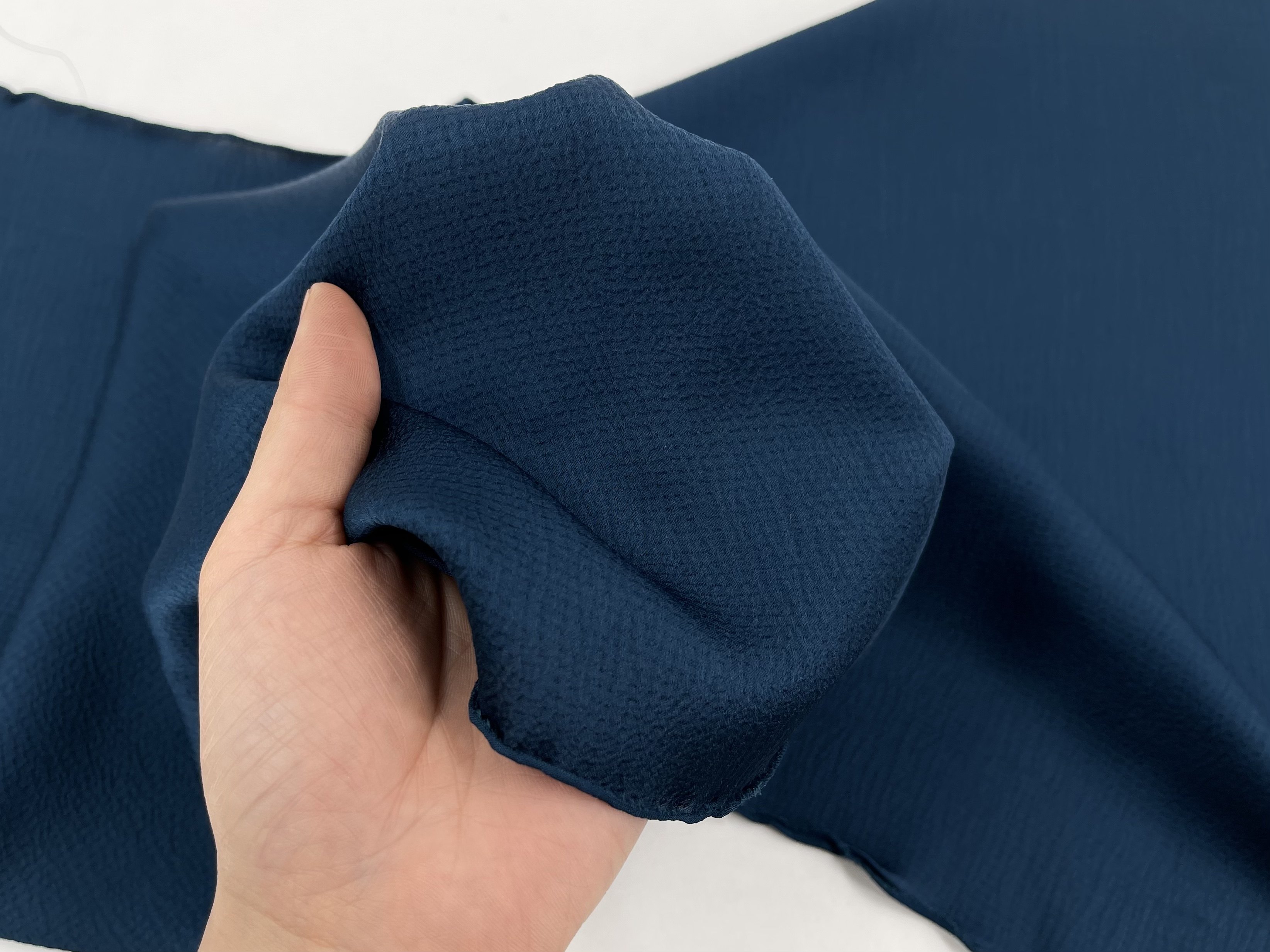 重磅垂坠抗皱 深靛蓝光泽仿真丝珍珠缎面料套连衣裙衬衫春夏布料,居家布艺,海绵垫/布料/面料/手工diy,淘宝优惠券,粉丝福利购,淘宝优惠卷