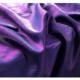 琉璃丝麻 面料连衣裙布料 高品质幻色紫蓝色光泽细腻垂感亚麻时装