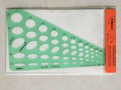 美国进口泰米TIMELY绘图模板尺子90珠宝首饰设计手绘工具规板新品