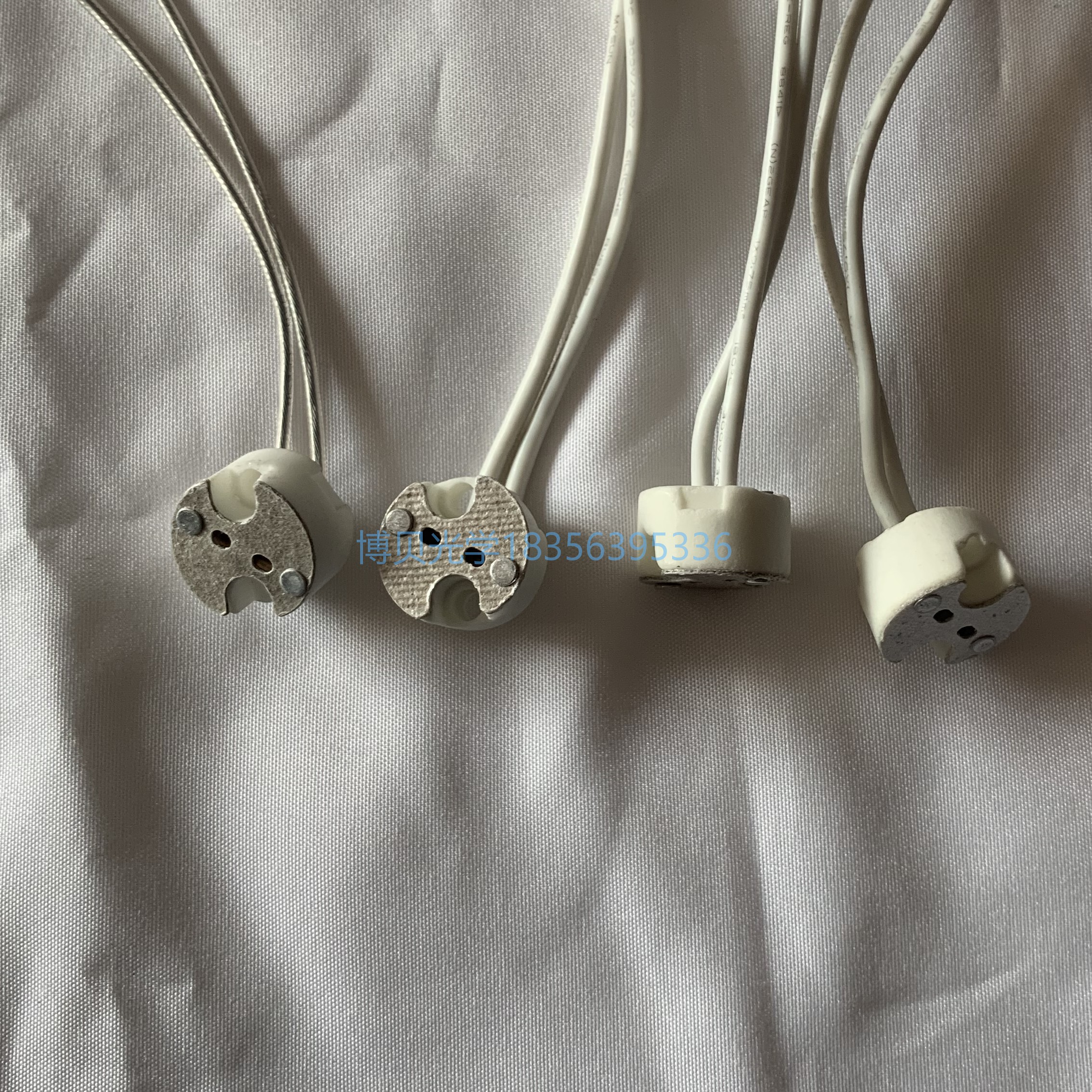尼康测量投影机方形圆形卤素灯泡灯座耐高温陶瓷灯头底座仪器配件