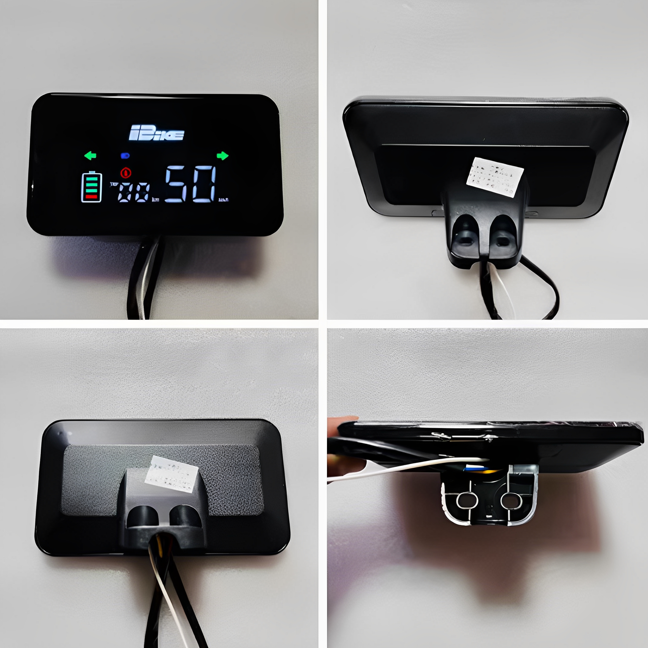 LED仪表显示屏简易款48v60v72v通用电动车码表速度里程累计库里南