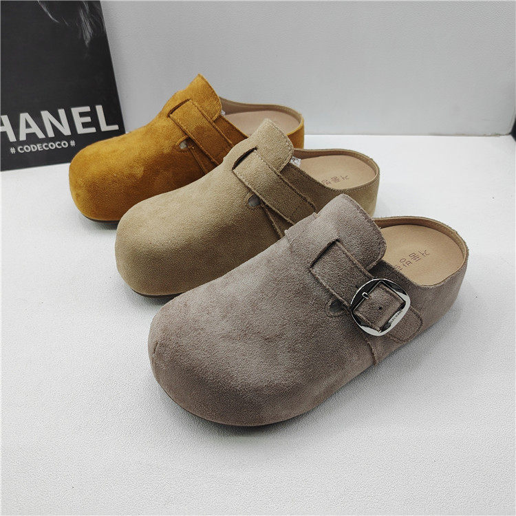 2026年春夏款勃肯鞋女包头拖鞋搭扣厚底防滑懒人鞋一脚蹬增高拖鞋,女鞋,包头拖,淘宝优惠券,粉丝福利购,淘宝优惠卷