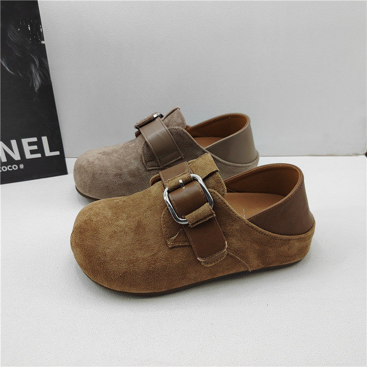 2026年春季新款低跟休闲风勃肯鞋女绒面皮带扣单鞋舒适百搭乐福鞋,女鞋,勃肯鞋/软木鞋,淘宝优惠券,粉丝福利购,淘宝优惠卷