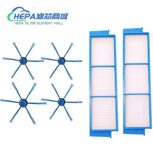 适配飞利浦扫地机器人FC8792 FC8794 FC8796配件过滤网滤芯边刷