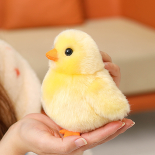 仿真小黄鸡毛绒玩具可爱小鸭子公仔鸡仔宝宝玩偶摆件儿童生日礼物